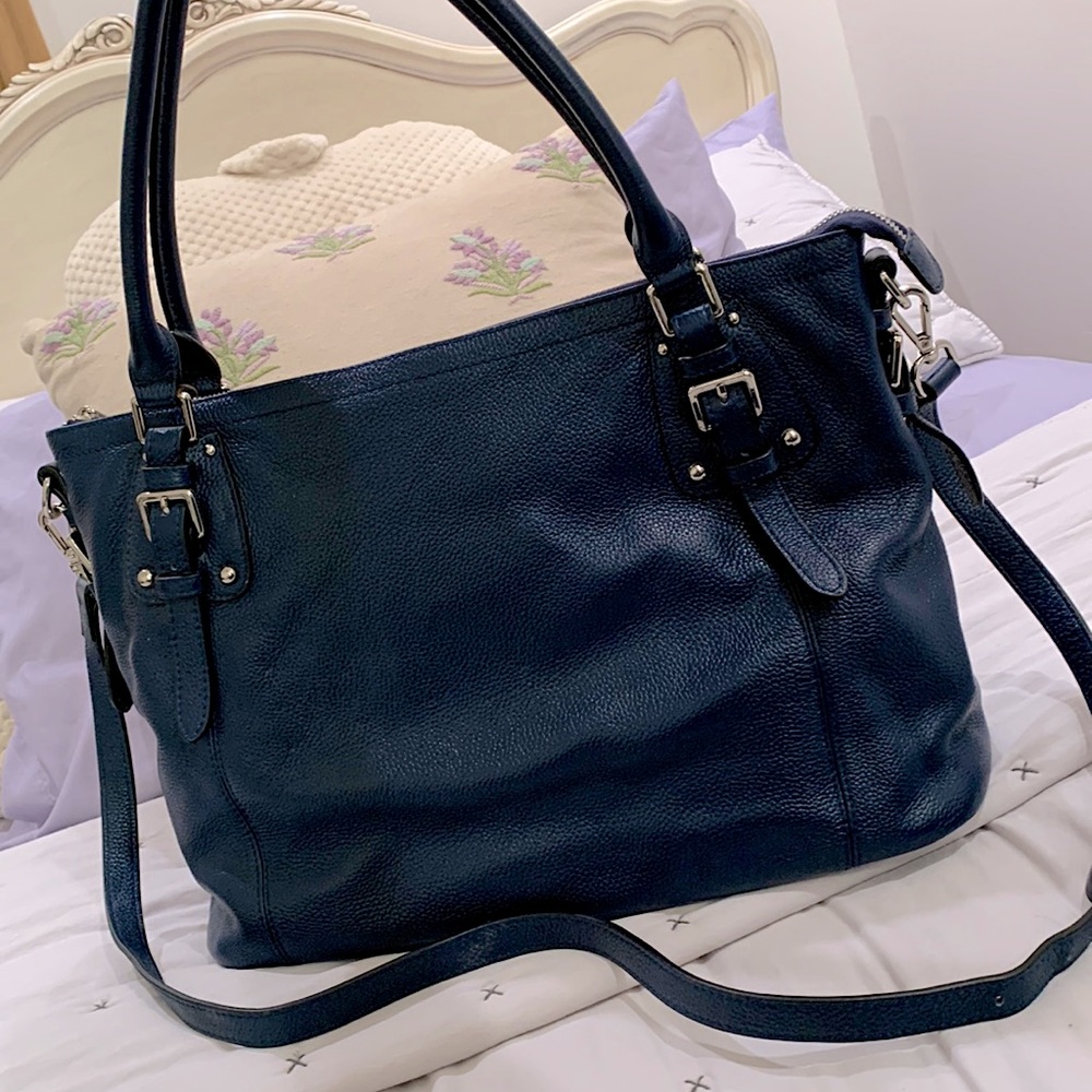 🎉GENUINE COWHIDE S-Zone Leather Satchel CROSSBODY SHOULDER BAG PURSE BIG WOMEN